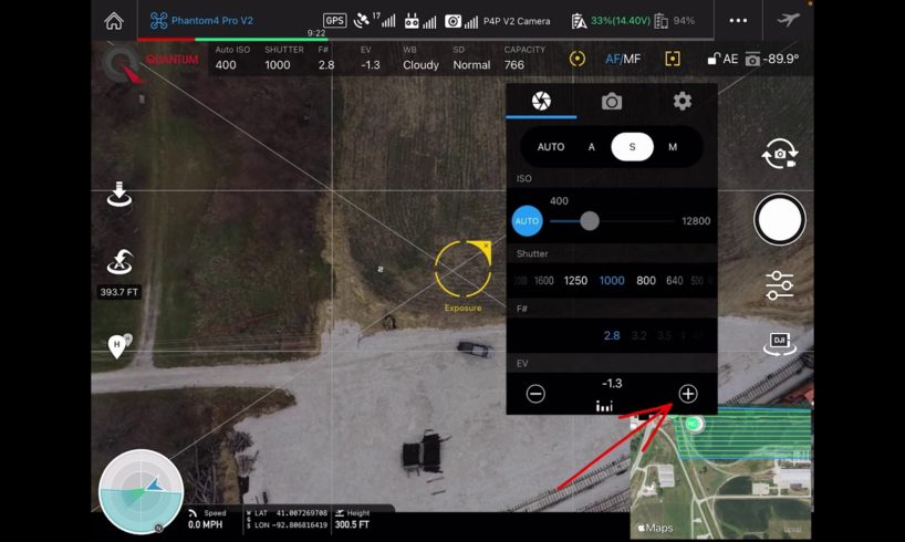 DJI Drone Camera Settings for Low Light