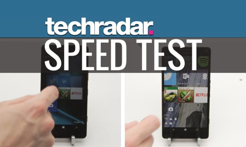 Smartphone speed test: Lumia 950 vs Lumia 950 XL