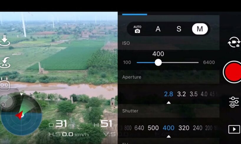 Changing iso in Drone camera - Phantom 4 pro tutorials | Part 3 #vision_i