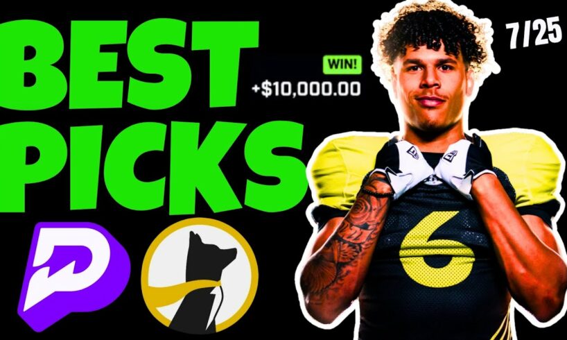 BEST CFL/VAL/UFC PRIZEPICKS CORRELATED eSPORTS FREE PICKS TODAY 7/25!!