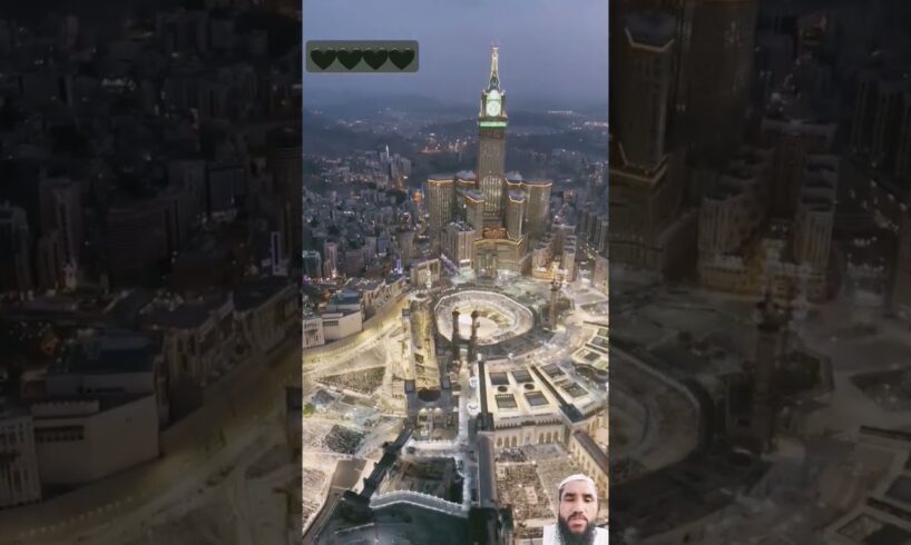 Drone camera se kaaba 🕋 k manazir #madina #kabalive #ytshort