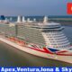 SHIPS TV - Celebrity Apex,Ventura,Iona & Sky Princess Departing the Port of Southampton (LIVE)