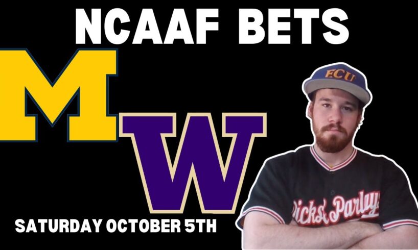 NCAAF Free Pick For October 5th, 2024 - Michigan @ Washington | Earle Sports Bets