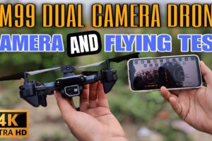 DM99 4K Dual Camera Drone Flying | E88 Drone Camera Test | DM99 Camera Drone Flying Test