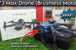 Y3 Max Drone Camera With Brushless motor Review in Tamil