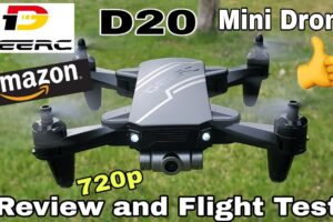 DEERC D20 Mini drone - Awesome Flyer!! (Review and Flight Test) 720p Cam, Voice Control, Gestures