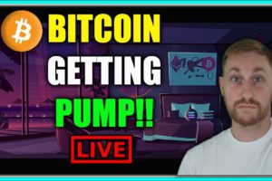 BITCOIN GETTING PUMP! (NOT OUT OF WOODS YET)