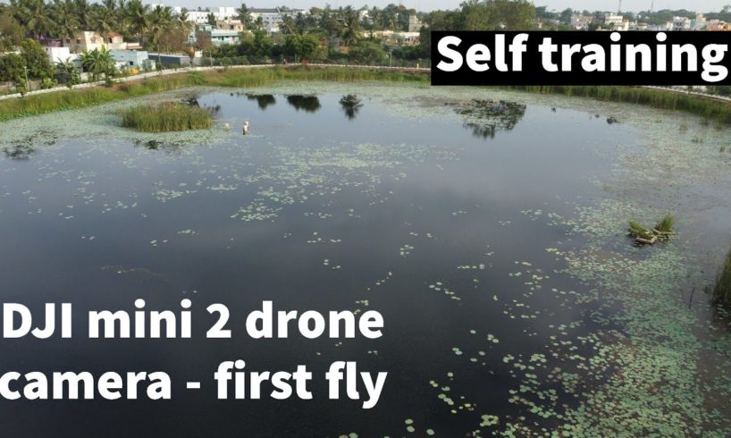 Our New DJI mini 2 drone Camera | Self Training Drone camera | Thamaraikulam drone view - twin pond