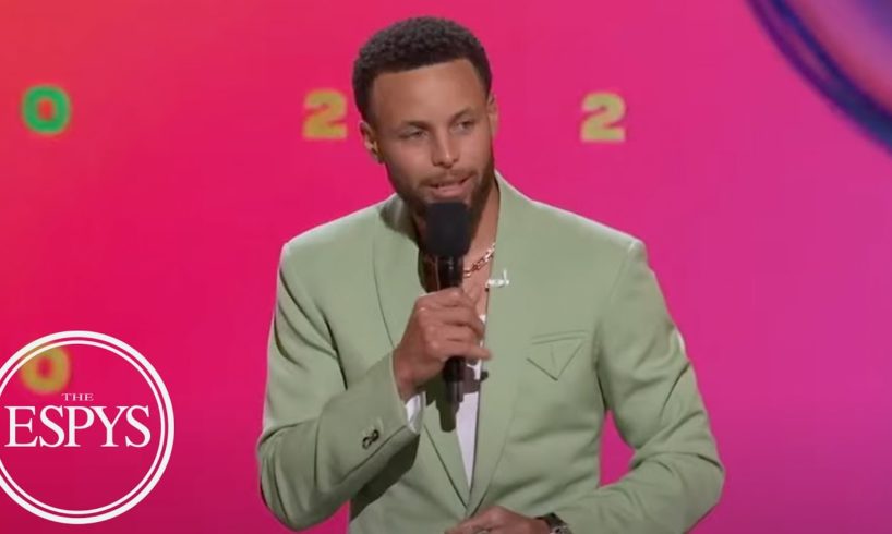 Steph Curry's opening monologue at the 2022 ESPYS