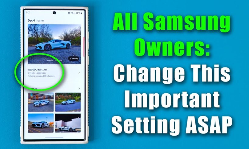 Change This Setting ASAP for ALL Samsung Galaxy Smartphones - Potentially Double Your Storage!