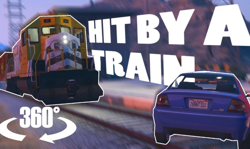 Hit By A Train In Virtual Reality! | A 360° Experience | GTA VR