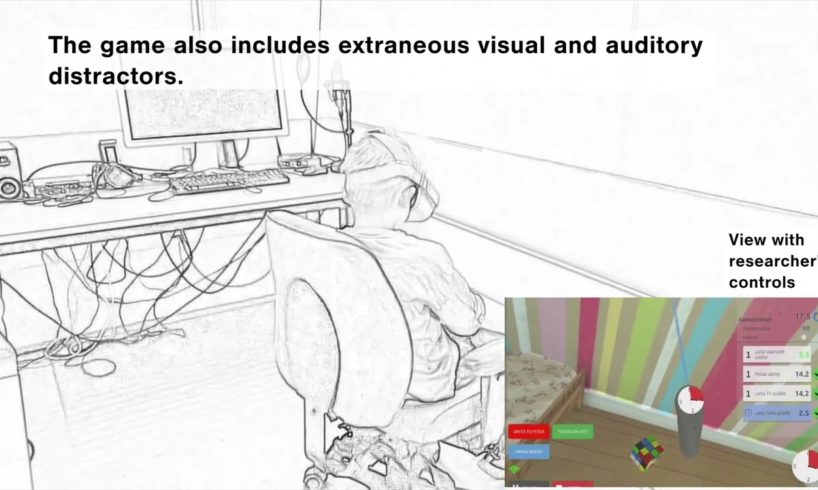 EPELI - Virtual reality game to objectively quantify ADHD symptoms