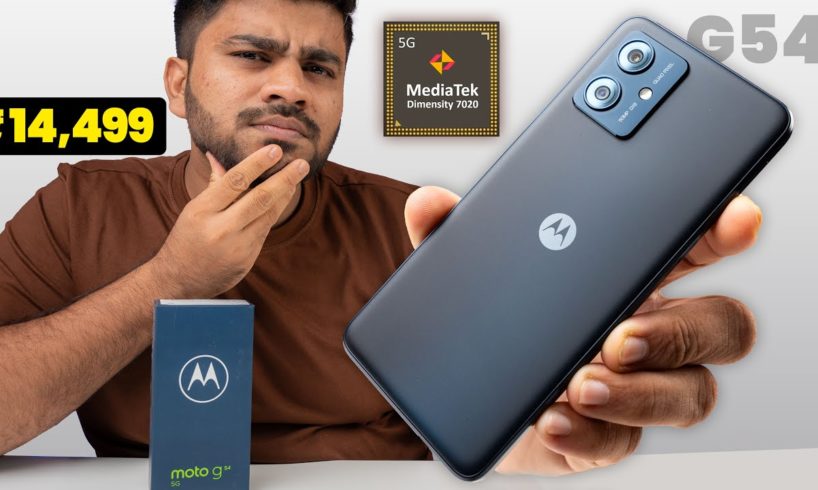 I Tried this Budget 5G Smartphone - MOTO G54 Unboxing | 6000mAh Battery | 50MP OIS