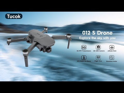 Tucok 012S Drones with Camera for Adults 4K,60 Mins Long Flight Time,GPS 5G FPV Quadcopter for Begin