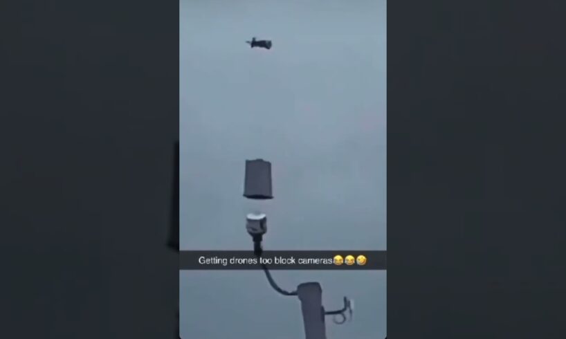 The Irish have the right idea Using a drone to cover cameras! 🚫💪🎉Big up the Irish! #lifehacks