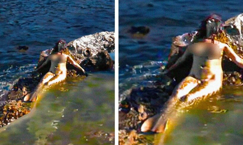 Man's Drone Camera Caught Something Terrifying on the Beach