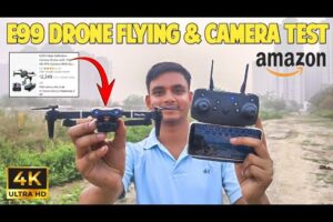 E99 Camera Drone Unboxing, Flying & Camera Test - Best Drone On Amazon Under ₹2,000