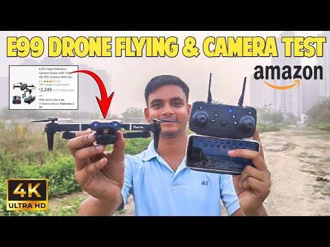 E99 Camera Drone Unboxing, Flying & Camera Test - Best Drone On Amazon Under ₹2,000