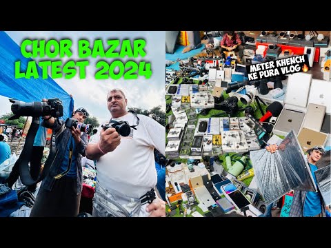 Real Chor Bazaar Delhi Latest 2024🔥Iphone15 Dslr Camera,Gopro,Drone,😱Jama Masjid Chor Bazaar Delhi