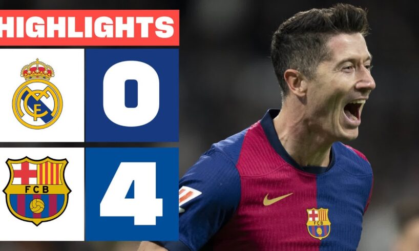 REAL MADRID 0 - 4 FC BARCELONA | RESUMEN LALIGA EA SPORTS