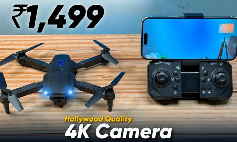 Cheapest Drone with Camera on Amazon India | 4K Camera Under 1500 | Best for Hollywood Shooting