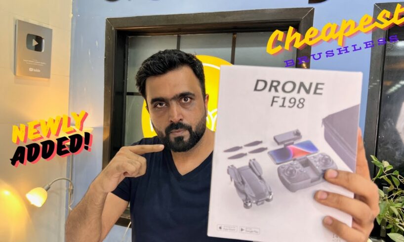 Cheapest brushless Camera Drone Under Rs 3000 | F198 By Daddy Drones