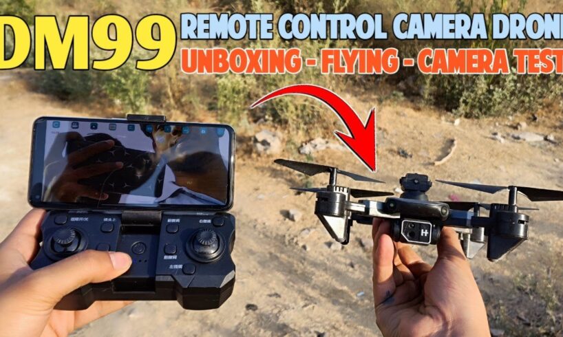 DM99 Camera Drone Unboxing , Flying,Camera Test & Review | Best Remote Control Drone Under ₹2,500