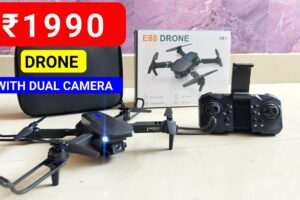 E88 Pro 2024 New Version 🔥 Unboxing and camera testing Best drone under 2000 How to fly drone