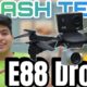 E88 Pro Drone With FPV Dual Camera Testing | Drone Crash Test and Weight Lifting Test