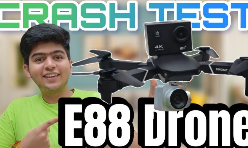 E88 Pro Drone With FPV Dual Camera Testing | Drone Crash Test and Weight Lifting Test