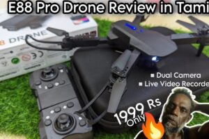 E88 Pro Dual Camera Drone Unboxing And Review in Tamil | Budget Drones தமிழ்