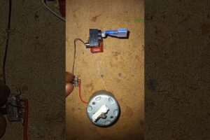 Generate free electricity with drone camera rotator motor