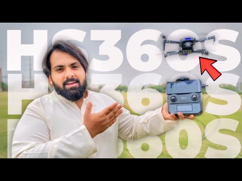 HS 360S Best Wi-Fi Camera Drone | WiFi FPV HD camera 4K Dual Camera drone wifi app control