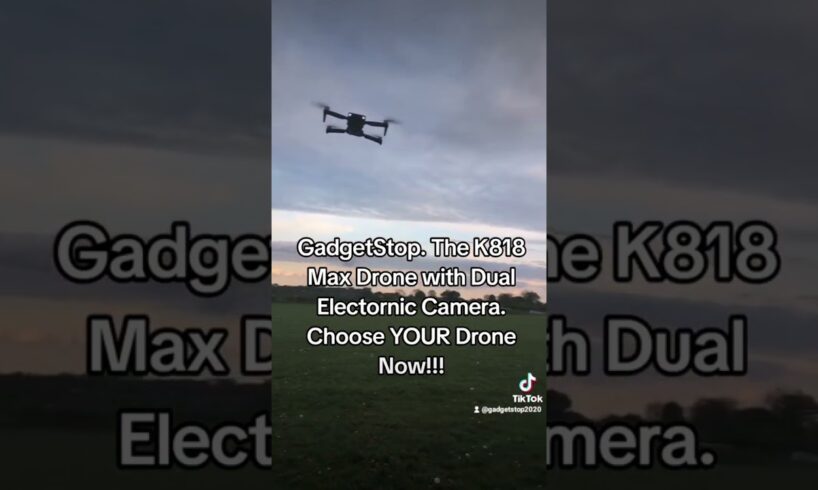 The K818 Max Drone with Dual Camera  Flying #drone #drones #camera #photography #twilight