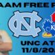 NCAAM Free Pick For November 8th, 2024- North Carolina at Kansas | Earle Sports Bets