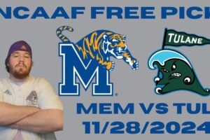 NCAAF Free Pick For November 28th, 2024- Memphis at Tulane | Earle Sports Bets