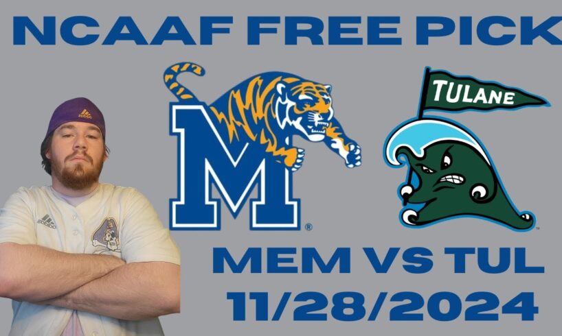 NCAAF Free Pick For November 28th, 2024- Memphis at Tulane | Earle Sports Bets