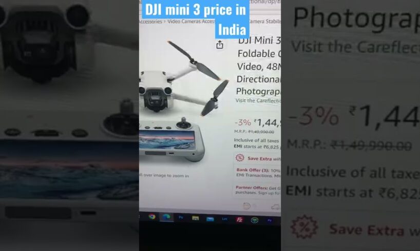 DJI mini 3 pro  Drone price in India