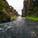 FPV Drone Flight through Beautiful Iceland Canyon