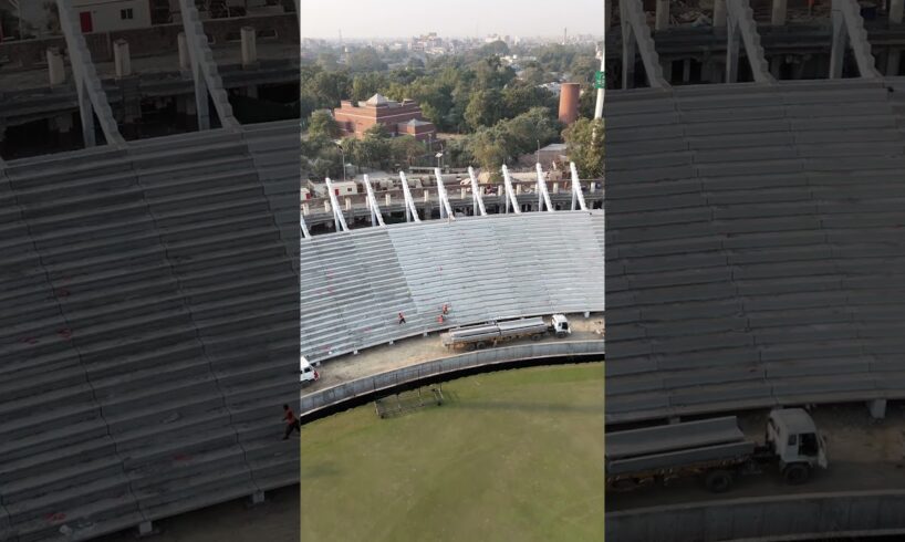 Gaddafi stadium Lahore drone camera view #lahore #cricket #pashtomusic #construction #lahoreqalandar