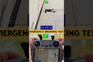 DJI AIR 3s emergency braking test🥵 #dji #djiair3s #drone #tech #diy #djidrone