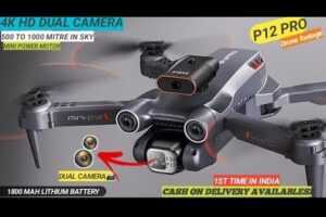 P12Pro Drone with Dual Camera Intelligent obstacle Avoidance sensor Unboxing & Full information