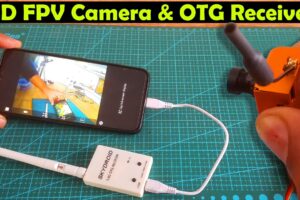 5.8GHz FPV Camera, HD Wireless Camera with OTG Receiver for Android, Drone FPV camera, Test & Review